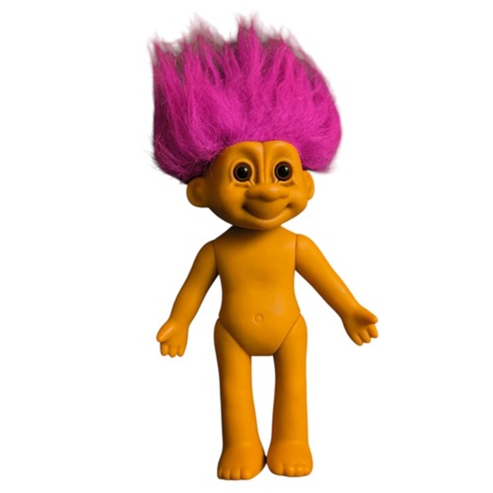 Vintage Russ Tracey Troll Articulated Pink Hair 7" Doll